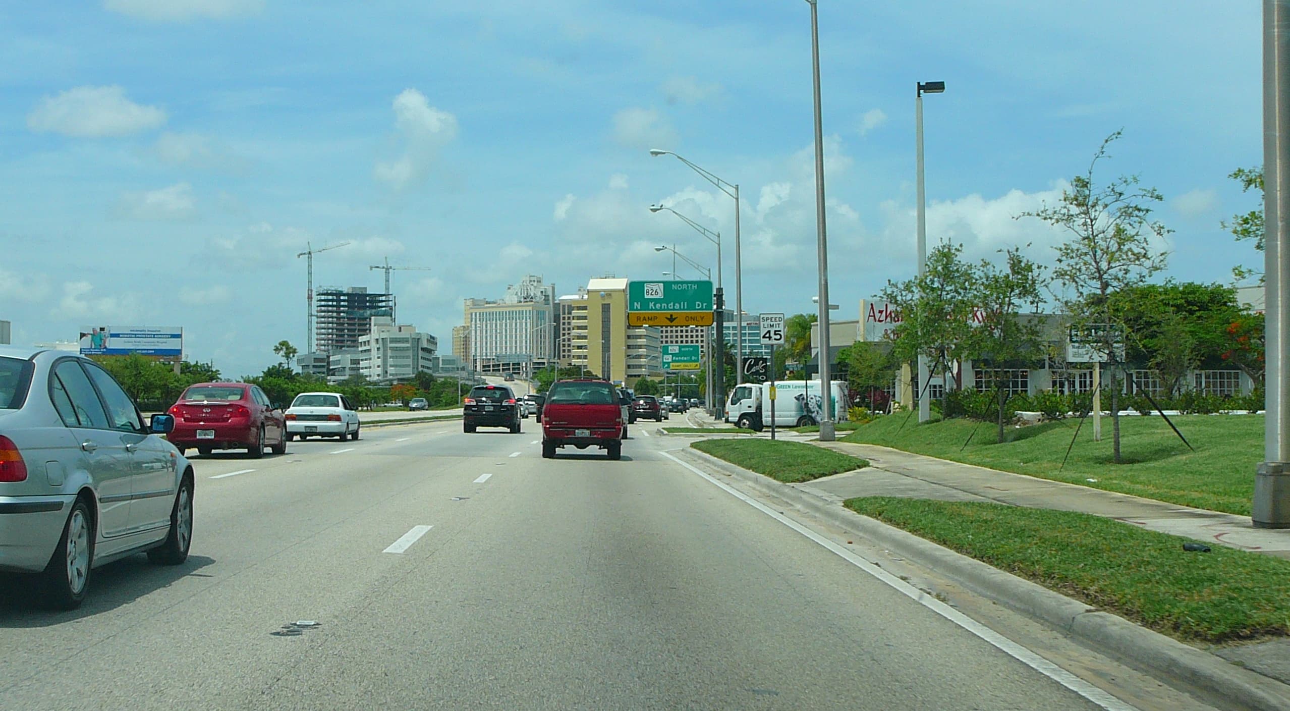 Pinecrest Parkway (US 1) — Kendall on one side and Pinecrest on the other, Miami-Dade County, Florida