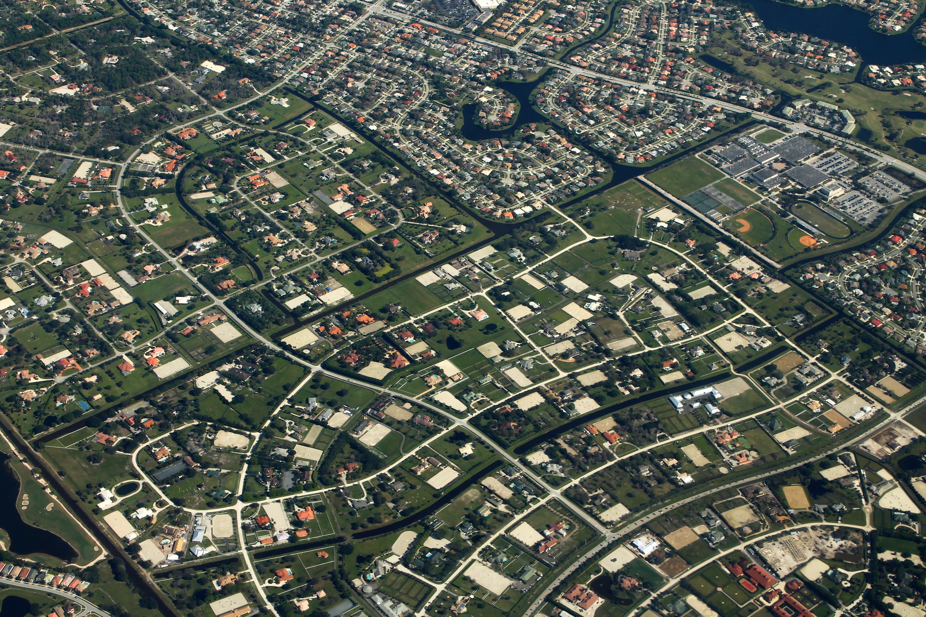 Equestrian scene — Wellington, Palm Beach County, Florida